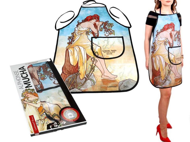 Fartuszek kuchenny - A. Mucha, Lato (CARMANI) zdjęcie 1