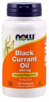 NOW FOODS Black Currant Oil - Olej z Czarnej Porzeczki 500 mg (100 kaps.)