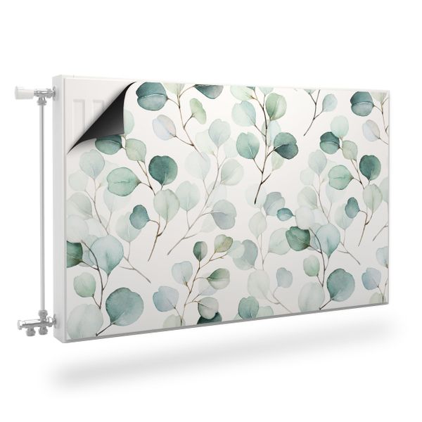 MAGNETYCZNA Maskownica Na Grzejnik Akwarelowe Liście 120cm x 60cm zdjęcie 1