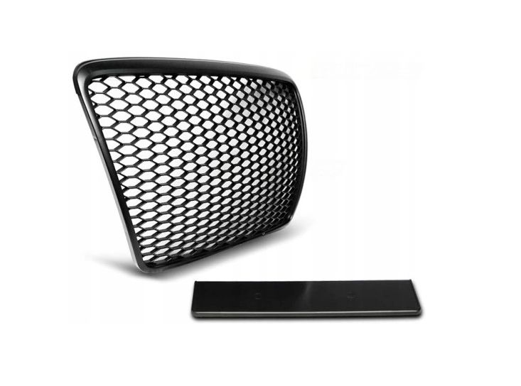 GRILL AUDI A6 C6 09-11R RS-STYLE MATT-BLACK zdjęcie 2