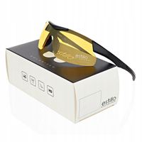 SPORTOWE Okulary ROZJAŚNIAJĄCE Polaryzacyjne do jazdy w nocy ESTILLO + etui