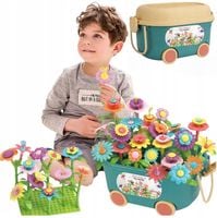 KLOCKI KONSTRUKCYJNE DO BUDOWANIA KREATYWNE OGRÓD KWIATY KWIATKI 139el