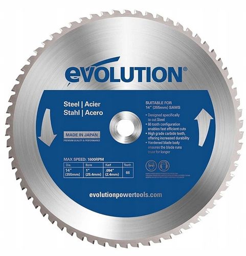 Tarcza piła TCT wielozadaniowa Evolution RAGE 255 na Arena.pl