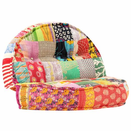 Puf 100x20cm patchwork tkanina VidaXL na Arena.pl