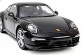 SAMOCHÓD AUTO KOLEKCJONERSKIE MODEL PORSCHE 911 CARRERA CZARNE COIL 1:24