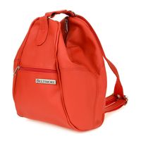 Czerwony Plecak Damski Skórzany Torebka 2W1 Beltimore 019