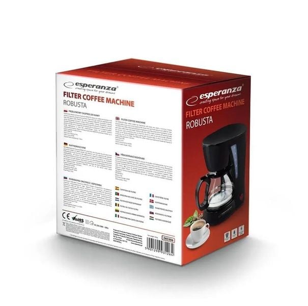 Ekspres Przelewowy ESPERANZA Robusta EKC006 650W zdjęcie 12