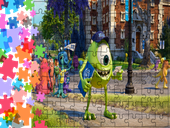 Puzzle tradycyjne Potwory i Spółka