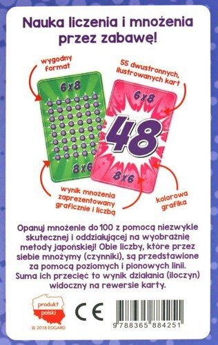 Karty edukacyjne - Mnożenie na Arena.pl