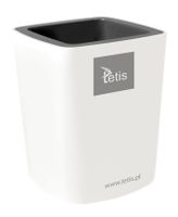 PRZYBORNIK POJEMNIK NA DŁUGOPISY BV405-S SZARY TETIS