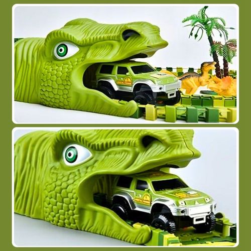 MEGA TOR WYŚCIGOWY DINO PARK DINOZAURÓW 169 EL DINOZAURY SAMOCHODZIK TOR na Arena.pl