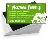Wizytówki firmowe 200 szt RÓŻNE WZORY do wyboru SPZRĄTANIE DOMÓW MIESZKAŃ
