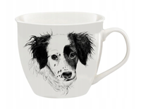 KUBEK PORCELANOWY Z UCHEM AMBITION PIES KOOLIE 550 ML