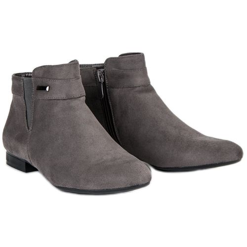 Szare botki płaskie r.38 na Arena.pl