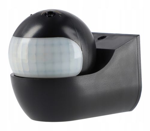 Ścienny czujnik ruchu zmierzchu PIR zewnętrzny LED sensor regulowany na Arena.pl