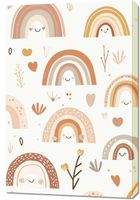 Obraz 60x90cm Wzory dla Dzieci, Dziewczynki i Chłopca - Tęcze