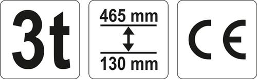 podnośnik hydrauliczny żaba 3t - yt-17211 na Arena.pl