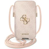 guess torebka guphl4gmgpi 6,7różowy/pink hardcase 4g big metal logo