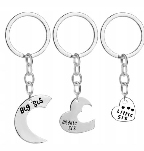 Brelok Trio Sisters Triangle Serce Przyjaciółki na Arena.pl