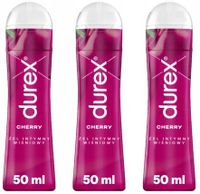 3X Durex Cherry 50Ml Żel Intymny Nawilżający Wiśnia