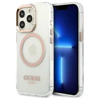 guess guhmp13xhtrmd iphone 13 pro max6,7 złoty/gold hard case metal