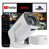 Bezprzewodowy Rzutnik projektor Travel Set Bluetooth miracast 4k bateria