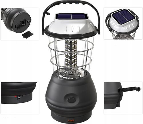 Lampa bateryjna Odoland LED 0 W z możliwością postawienia, z uchwytem na Arena.pl