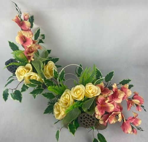 Stroik na cmentarz GRÓB kompozycja ZESTAW flakon na Arena.pl