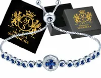 Mennica Świdnicka - Srebrna Bransoletka Celebrytka Prezent Srebro 925