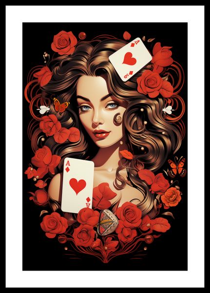 Plakat 30x45cm Różany Hazard zdjęcie 3