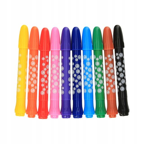 Kredki Żelowe Wykręcane Silky Astra - 10 Kolorów na Arena.pl