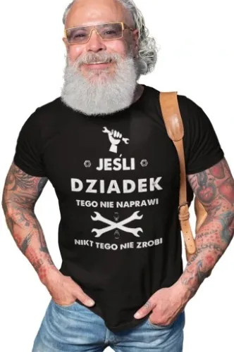 KOSZULKA DLA DZIADKA NA DZIEŃ BABCI I DZIADKA ORYGINALNY PREZENT na Arena.pl