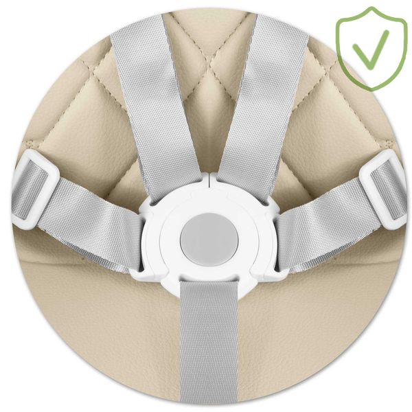 Krzesełko do karmienia Nukido Lilo beżowe zdjęcie 11