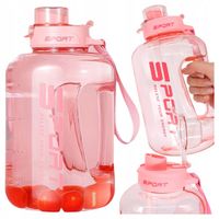 BUTELKA MOTYWACYJNA NA WODĘ BIDON SPORTOWY Z MIARKĄ SIŁOWNIA FITNESS