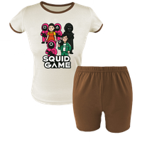 Krótka Piżama dziecięca - Squid Game - Nowy Sezon
