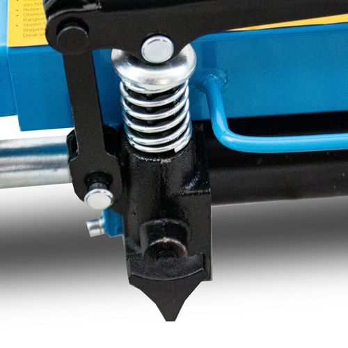 Wózek manewrowy hydrauliczny pod koła 4 sztuki niebieski na Arena.pl