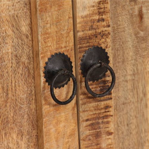 Kredens z półkami wykonany z drewna mango, 65x30x180 cm na Arena.pl