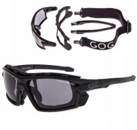 Górskie Okulary Przeciwsłoneczne POLARYZACYJNE GOG + Pianka + Pasek