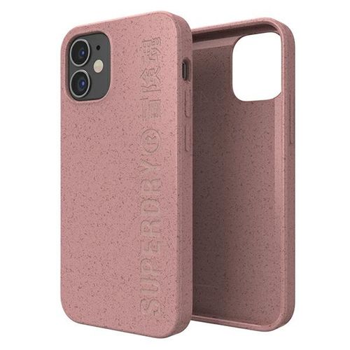 superdry snap iphone 12 mini compostablecase różowy/pink 42620 na Arena.pl