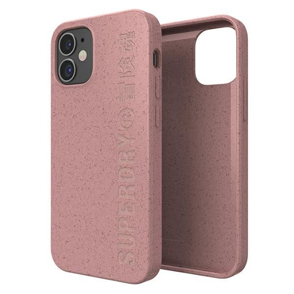 superdry snap iphone 12 mini compostablecase różowy/pink 42620 zdjęcie 3