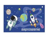 Zaproszenia urodzinowe Kosmos Kosmonauta, 10 szt.