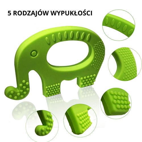 GRYZAK LOGOPEDYCZNY TERAPEUTYCZNY SŁONIK RÓŻOWY na Arena.pl