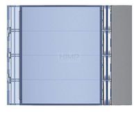 SFERA: Plakietka modułu z 4 przyciskami - 4 przyciski - Stalowoszara Legrand 352043