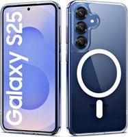 ETUI do MagSafe WZMACNIANE 360° CLEAR + SZKŁO PREMIUM do SAMSUNG S25 5G