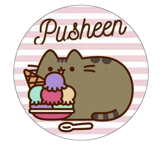 Opłatek na tort Pusheen zdjęcie 1