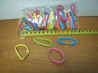 gumki do włosów 50szt kolory jaskrawe