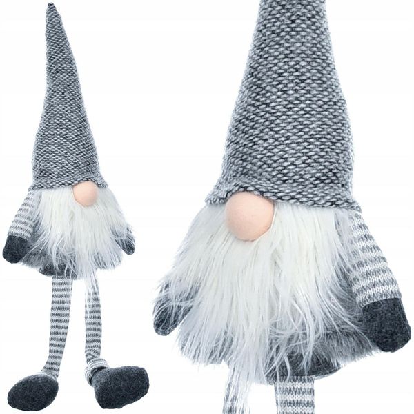 Skrzat szary w paski 45cm zdjęcie 4