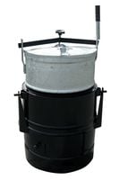 parnik z szamotem ocynkowany 100 l - parnik 100 z