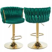 hoker h4-fx velvet zielony (stelaż złoty)