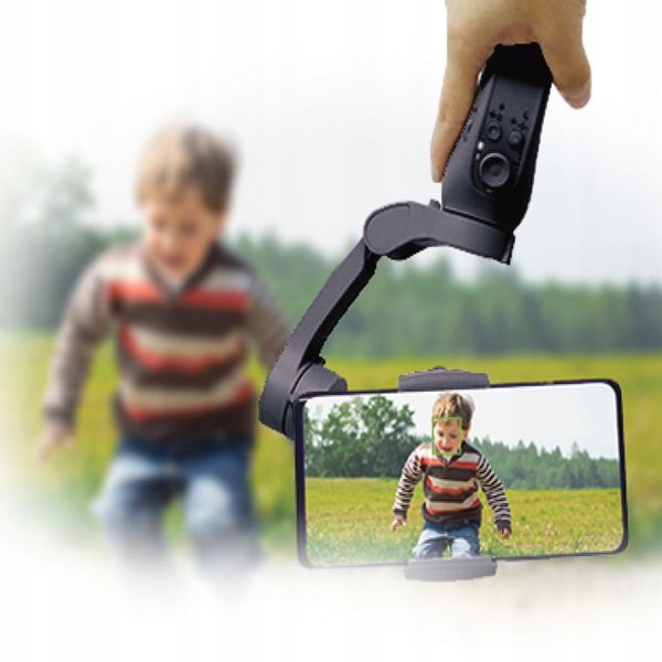 GIMBAL DO TELEFONU RĘCZNY STABILIZATOR OBRAZU iOS ANDROID SKŁADANY SELFIE zdjęcie 9